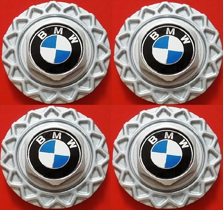 Four (4) 1984-1991 bmw bbs 14"" wheel center hub caps styl.5 e30 318i 325e 325i