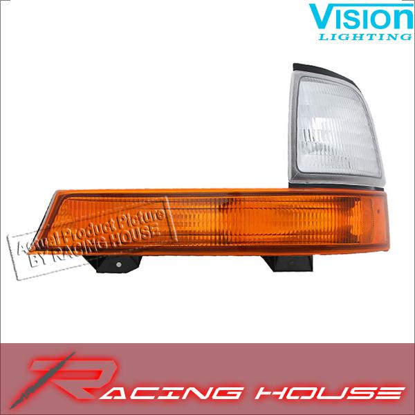 Left driver parking bumper light assembly 98-00 ford ranger xl xlt