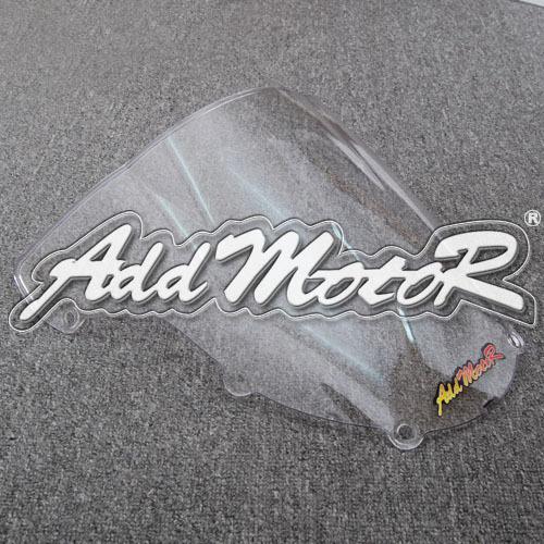 Motorcycle windscreen windshield fit zx-6r zx6r 03-04 clear ws4080