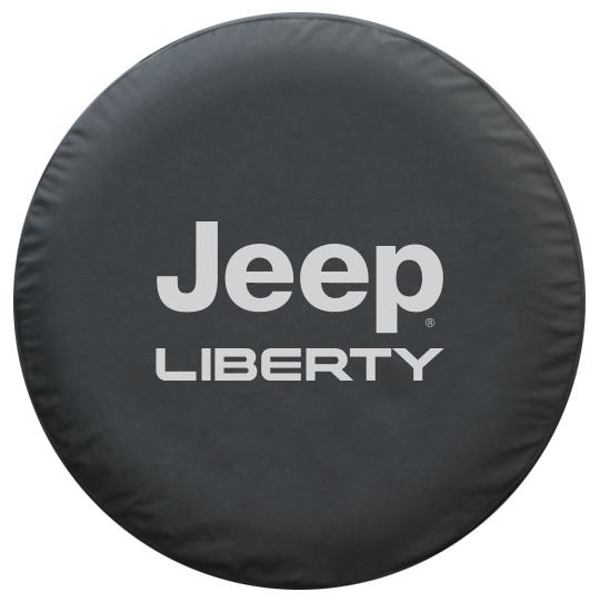 Jeep liberty premium spare tire cover - black denim - 2002-2007 