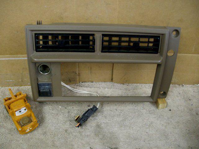 1986-92 chevrolet s-10 blazer-gmc s-15 center dash