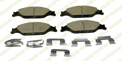 Monroe cx804 brake pad or shoe, front-monroe ceramics brake pad