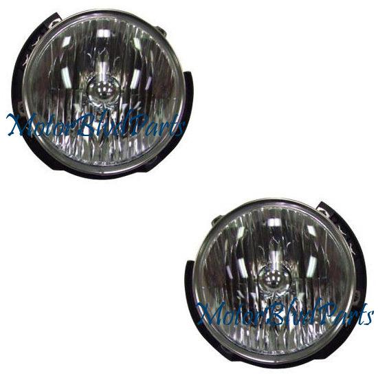 07-09 jeep wrangler headlights headlamps lh+rh set 2pc