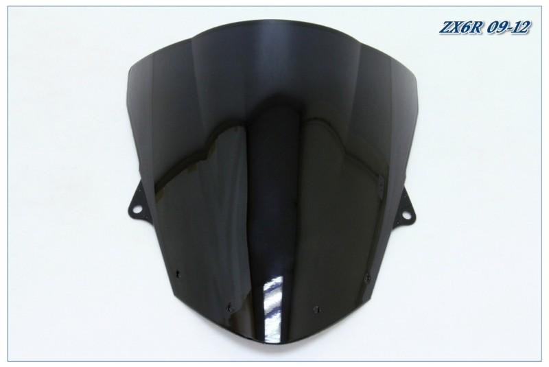 Kawasaki ninja zx6r 09-12 & zx10 08-10 laser injected black db windscreen