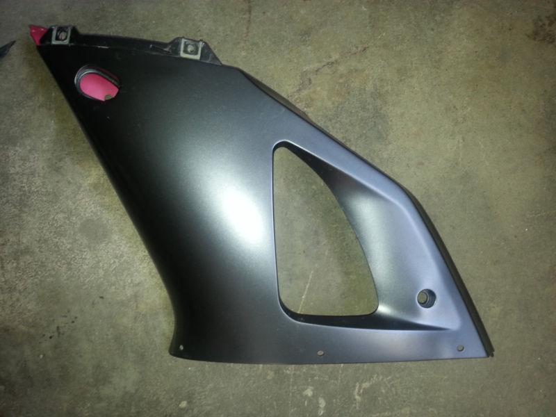 98-99 yamaha yzfr1 yzf r1 1000 right left side mid fairing cowl oem flat gray