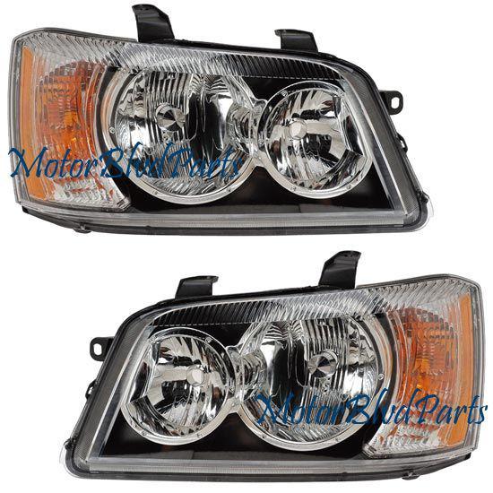 01-03 highlander headlamps headlights passenger+driver