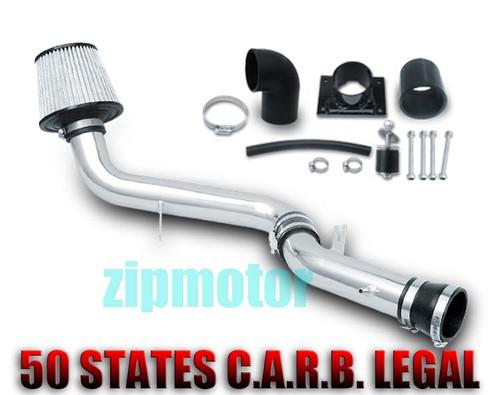 2000-2005 mitsubishi eclipse 2.4l 4cyl cold air intake +filter system kit polish