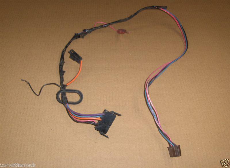 Corvette wire harness rear window defroster defogger heat 79, 1979