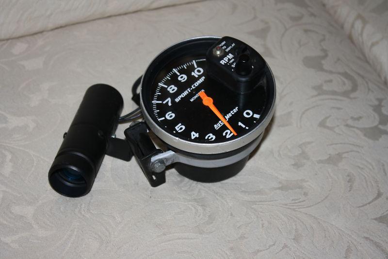 Buy AUTOMETER MONSTER TACH 5 INCH...SPORT COMP W/ BLUE SHIFT LIGHT ...