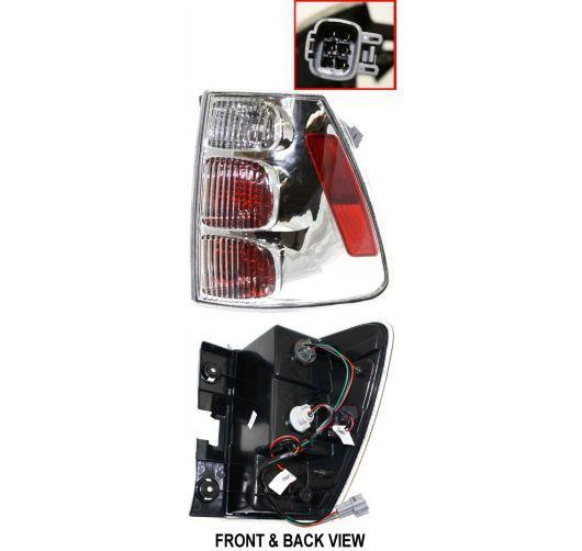 05-09 chevy equinox rear brake outer taillight taillamp lh left driver side