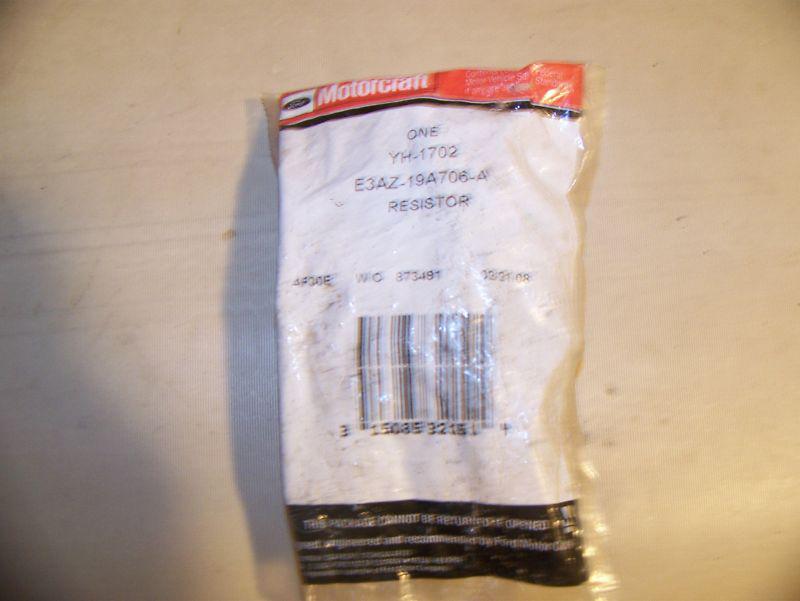 Motorcraft yh1702 hvac blower motor resistor