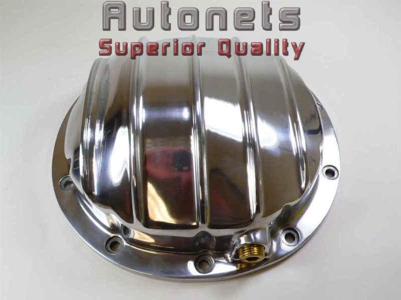 Polished aluminum differential cover firebird trans am v8 8.5" ring gear hot rod