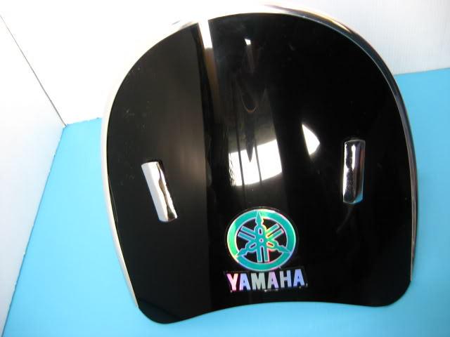 Yamaha chappy lb50 lb80 windshield black