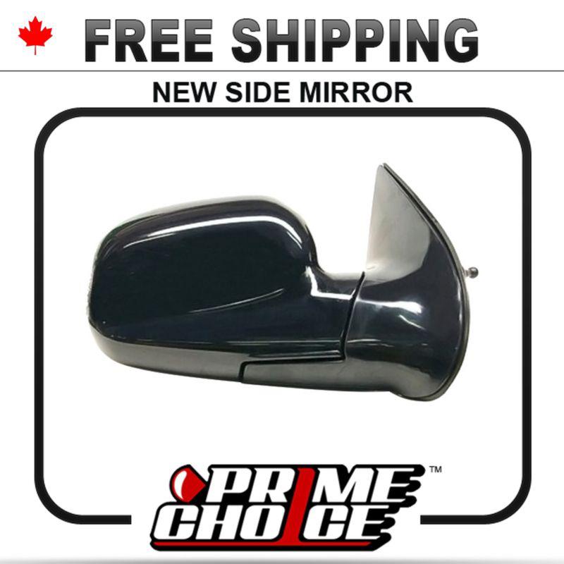 New manual passengers side view door mirror