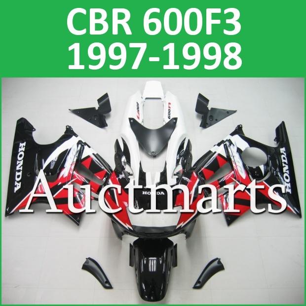 Fit honda cbr600f3 97 98 cbr 600 f3 1997 1998 fairing kit bodywork p6 c03