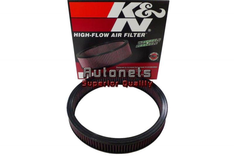 K&n e3740 14" x 2 5/16" round air cleaner washable filter reusable element