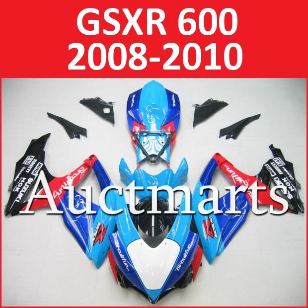 Fit suzuki 08 09 10 gsxr 750 gsxr 600 gsx-r 2008 2009 2010 fairing k8 j51 a11