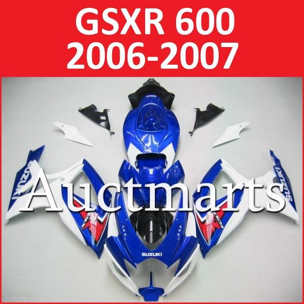 Fit suzuki gsxr 750 gsxr 600 06 07 gsx-r 2006 2007 fairing bodywork k6 g51 a11