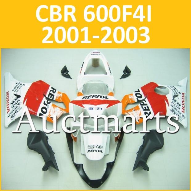 Fit honda 01 02 03 cbr 600f f4i 2001 2002 2003 fairing kit abs plastics c29 b12