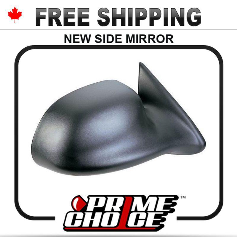 New manual black passenger side view mirror - dodge dakota 1997-2004 right door