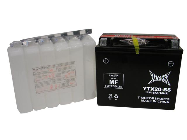 Ytx20-bs ctx20bs battery for honda v65 indian scout buell arctic cat snowmobile 