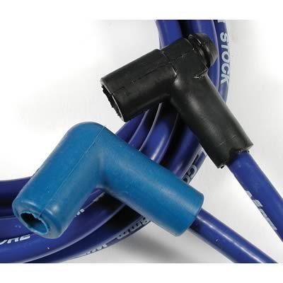 Accel spark plug wires super stock spiral core 8mm blue stock boots gm v8 set