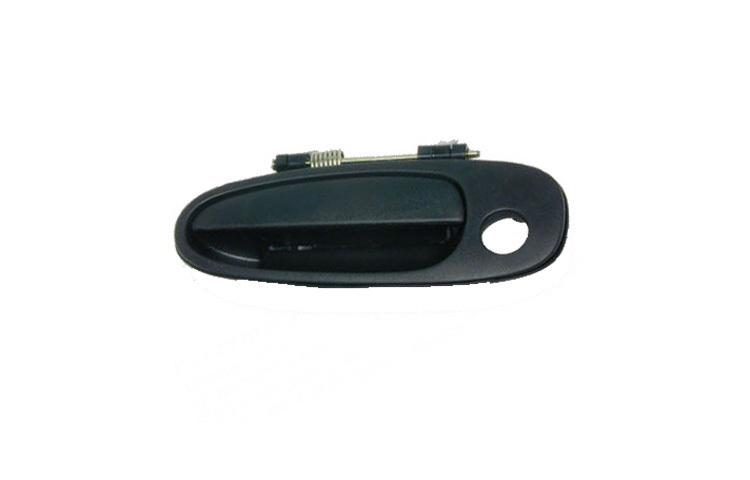 Depo left outside frt texture door handle w/ keyhole 92-97 toyota corolla