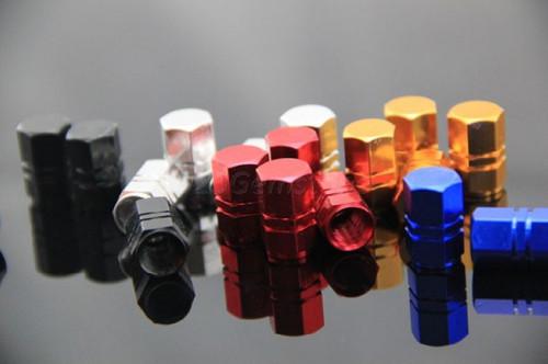 20pcs universal car wheel airtight tyre tire stem air valve cap multicolor