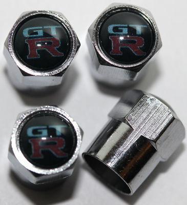 Skyline tire valve caps gt-r r32 r34 nissan turbo racing free shipping