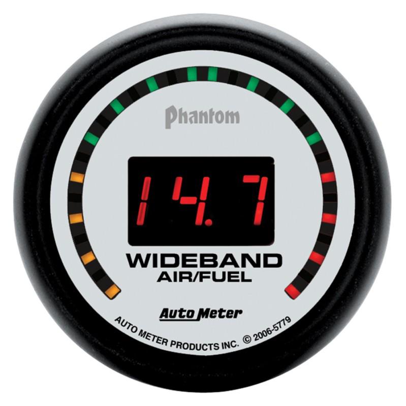 Auto meter 5779 phantom; wide band air fuel ratio kit