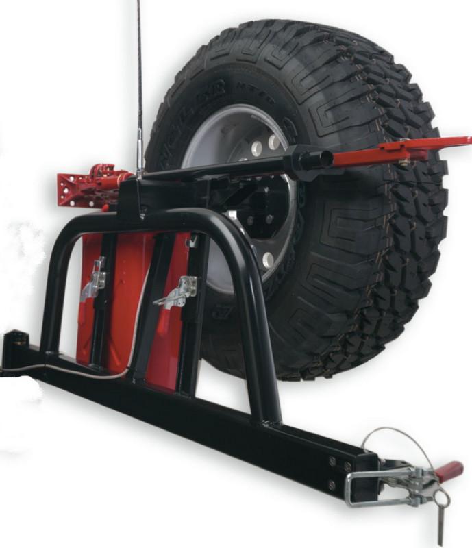 Body armor 5292 tire/can swing arm carrier 97-10 tj wrangler