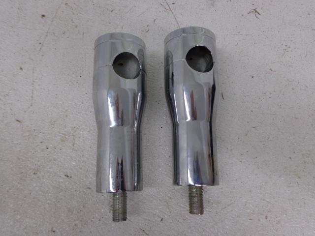 Custom handle bar risers for harley bobber chopper