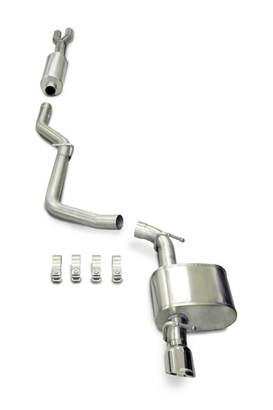 Corsa performance 14444 sport cat-back exhaust system 09-10 challenger