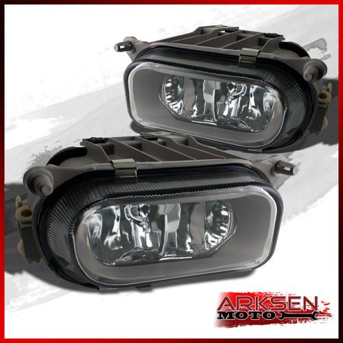 96-99 mercedes benz w210 e-class replacement bumper fog lights lamp pair set