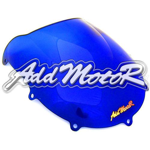 Motorcycle windscreen windshield fit gsxr600 gsx-r600 96-00 blue ws2073