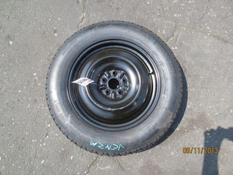 Toyota venza highlander emergency spare tire wheel oem 2009-2010-2011-2012-2013