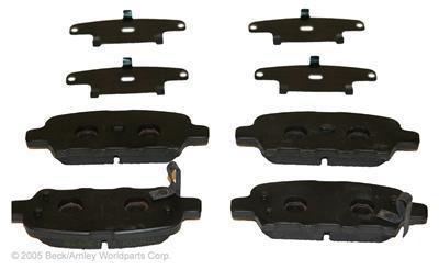 Beck/arnley 089-1687 disc brake pad nissan 350z