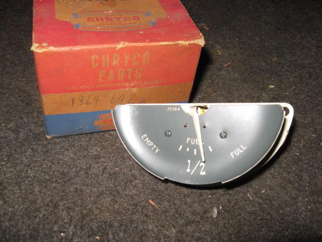 Nos 1950 plymouth fuel gauge cluster mopar