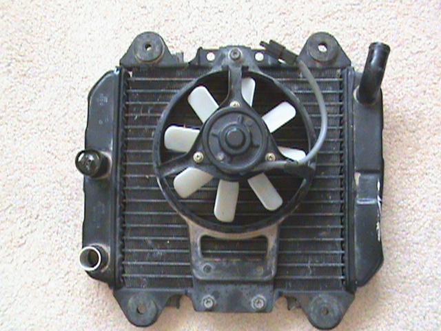 Kawasaki ninja ex250 ex 250 radiator with electric cooling fan 88-07