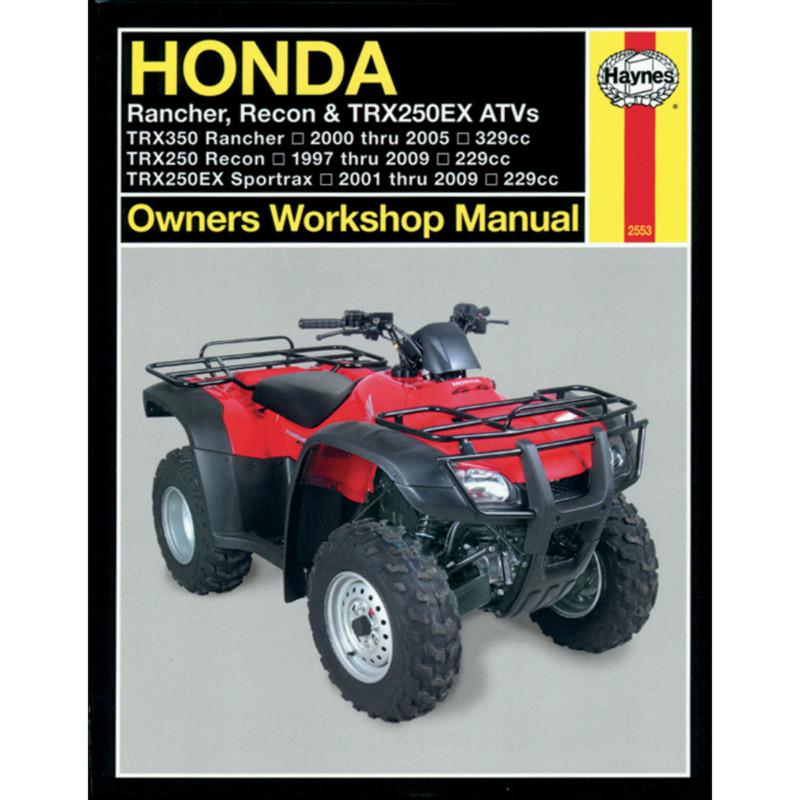 Haynes 2553 repair service manual honda trx250 recon 1997-2005