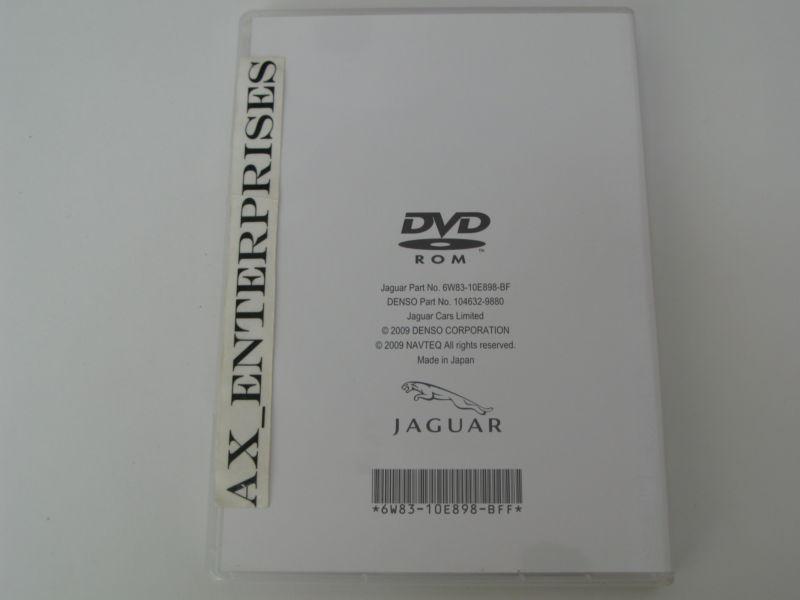 Jaguar xf xk xkr navigation dvd # 898-bf map © 2009 update 2010 west us + canada