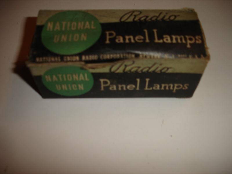 Vintage national union radio panel lamps 6-8 volts 