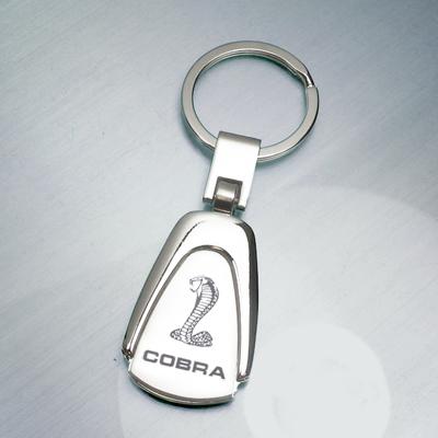 Ford shelby mustang cobra tear drop key chain keychain key ring + gift, licensed