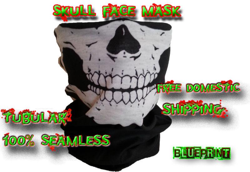 Skull skeleton motorcycle face mask tube biker bandana harley-davidson vampire 