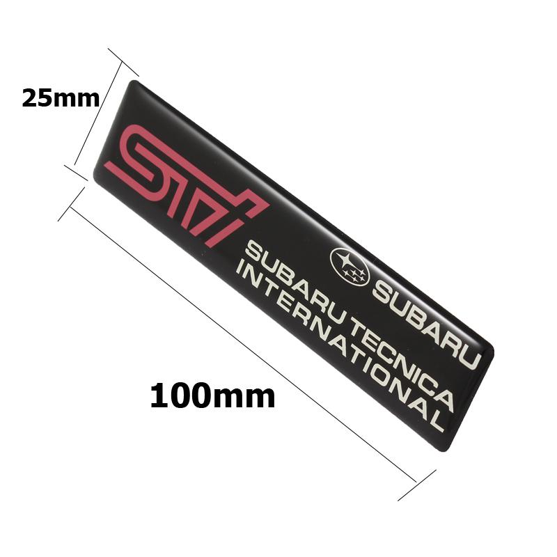 1x sti subaru car badge sticker emblem impreza wrx legacy