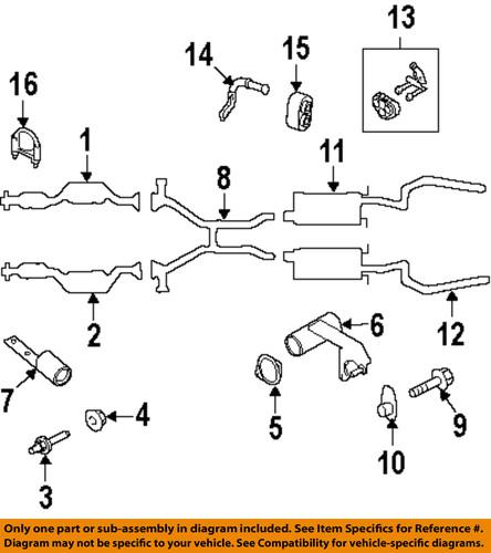 Lincoln oem 391188s441 exhaust-inlet pipe nut