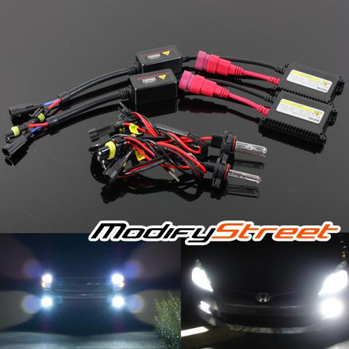 5202/h16/9009 6000k pure white slim ballast xenon hid conversion kit fog lights