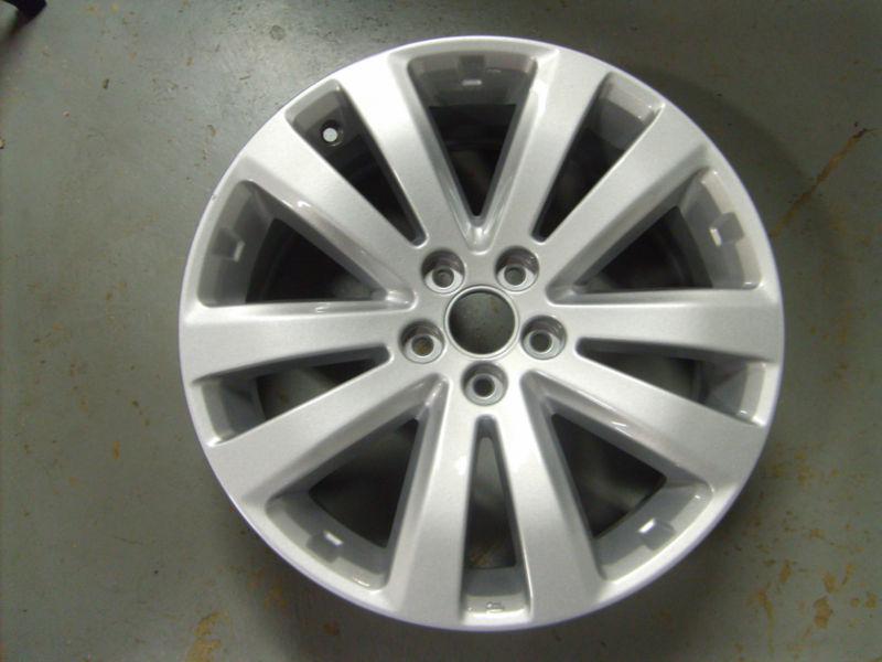 2011-2013 subaru forrester wheel, 17x7, 10 spoke full face painted silver