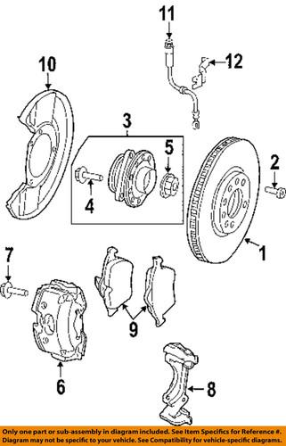 Saab oem 93188111 disc brake pad/brake pad or shoe, front