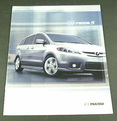 2007 07 mazda 5 brochure grand touring sport